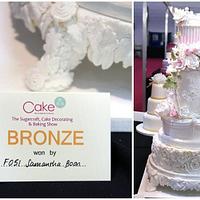 My Cake International wedding cake entry