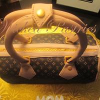 Louis Vuitton Purse Cake - made for a dear friend