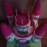 Girly Castle Cake