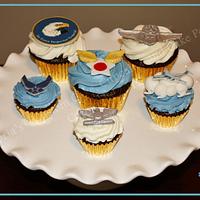 Air Force Retirement cupcakes
