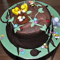 Enchanted tree cake