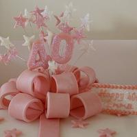 Pink Parcel cake