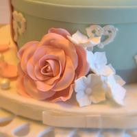 Hat Box, Pearls and Roses