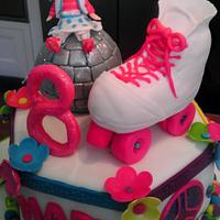 LaLaLoopsy, Disco Party, Roller Skate Cake