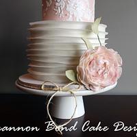 Country Chic Lace Cake