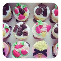 Bling Cupcakes & Toppers