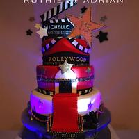 Hollywood 15th Birthday Cake