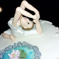Yoga pilates Cake