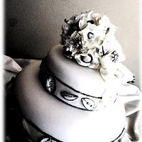 Wedding cake "My precious bouquet"