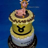 Zodiac Sign - Taurus Cake