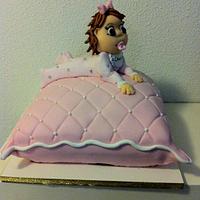 Pillow baby cake