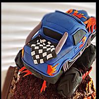 Monster Truck theme cake