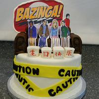 Big Bang Theory birthday cake