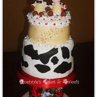 Cowboy Wedding cake