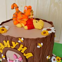Cake winnie the pooh
