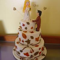 my 1st wedding cake