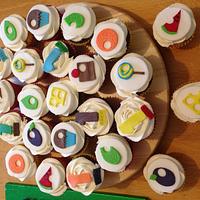 The very hungry Caterpillar Cake & Cupcakes for a 1st birthday