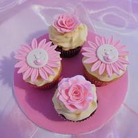 Baby Shower - Baby girl and roses
