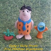 Fred Flintstone in gumpaste