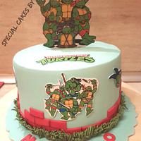 Turtles ninja cake