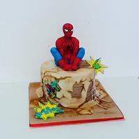 spider man cake
