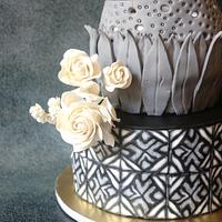 50 cakes of grey collaboration - kelodioscope cake