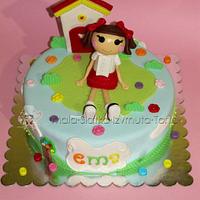Lalaloopsy with a house cake