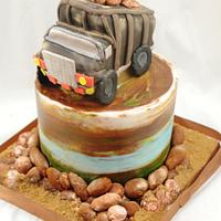 Truck  and Quarry Cake