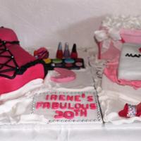 Fab & 30 birthday cake