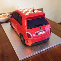 Fiat Abarth cake