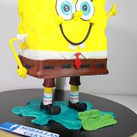 TARTA BOB ESPONJA DE PIE 