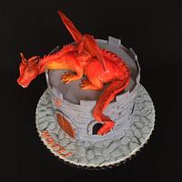 Red Dragon cake
