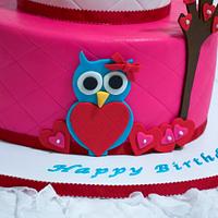 Owl Cake 