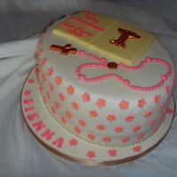 Quilted 1st Holy Communion Cake