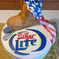 a military cake
