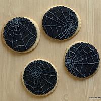 Spider web cookies