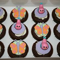 Tweet bird cupcakes
