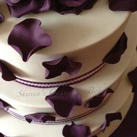 Cadbury purple rose wedding 