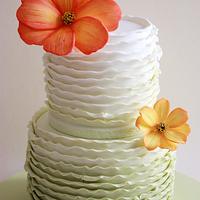 Cosmos Flower Cake
