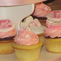 Ballerina Cake & Cupcakes
