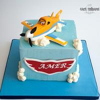 Dusty from the movie Planes. Planes movie cake