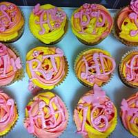 birthday cup cakes