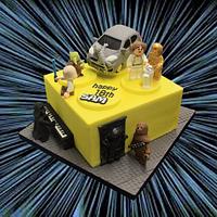 Star Wars Lego birthday cake