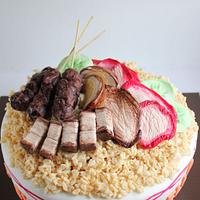Char Shiu - Pork Rice Cake