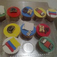 Colombian Independence Day Cupcakes