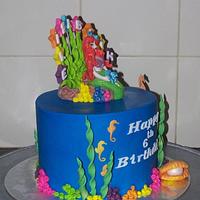 Little Mermaid cake