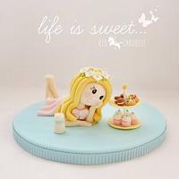 Life is sweet - cake topper