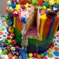 RAINBOW DRIP CAKE