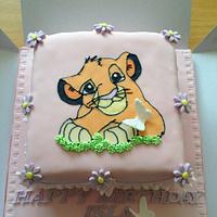 Lion King Birthday cake