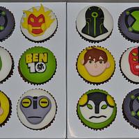 ben10 alien cupcakes